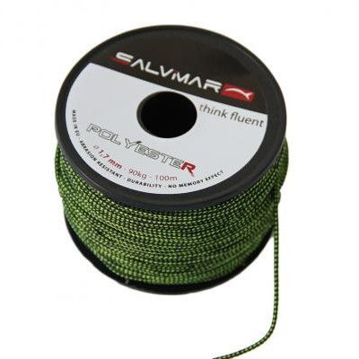 Линь Salvimar Polyester, черно-зеленый ø 1.7 мм., 90 кг., 50 м.