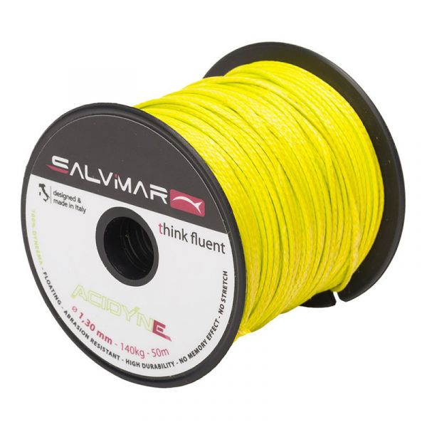 Линь Salvimar ACTIVE DYNEEMA желтый  ø 1,3 мм 140 кг. 400 м.