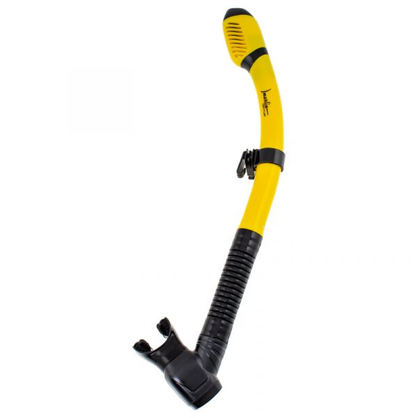 Marlin Dry Flap Yellow/black Snorkel