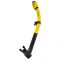 Marlin Dry Flap Yellow/black Snorkel