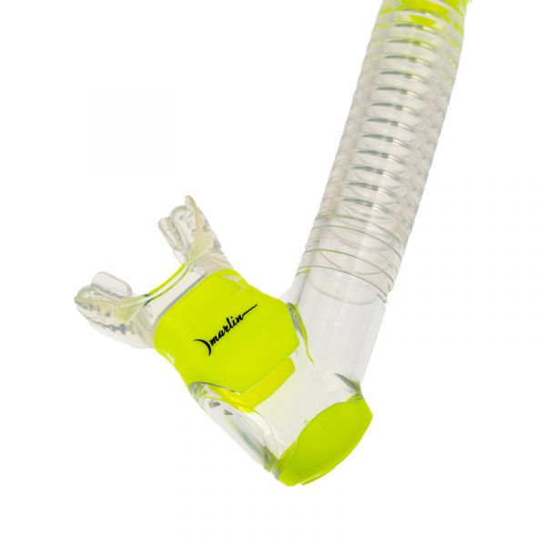 Marlin Dry Lux Yellow/trans Snorkel