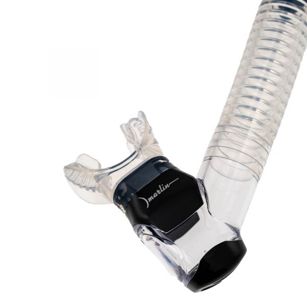 Marlin Dry Lux Black/trans Snorkel