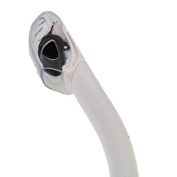 Marlin Dry Lux White/trans Snorkel