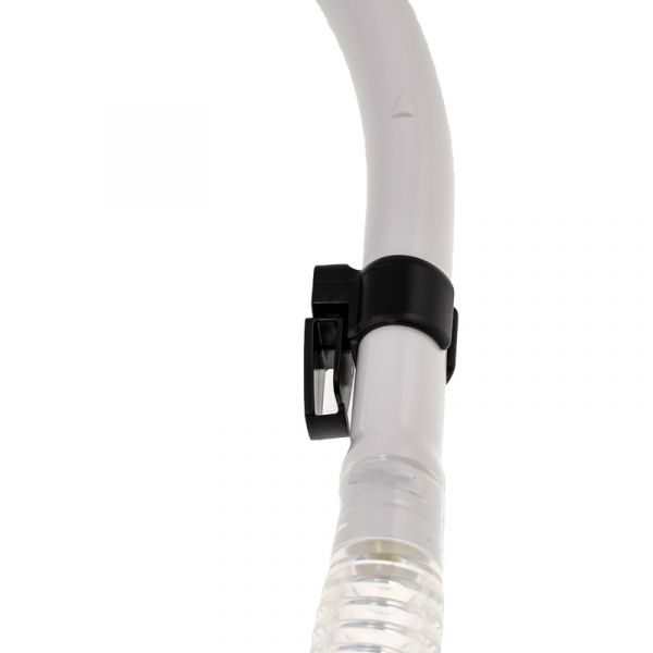 Marlin Dry Lux White/trans Snorkel