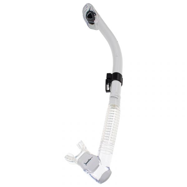 Marlin Dry Lux White/trans Snorkel