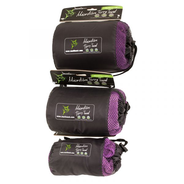 Towel Marlin Microfiber Terry Towel Dark Purple