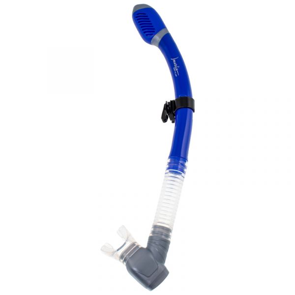 Marlin Dry Flap Blue/trans Snorkel