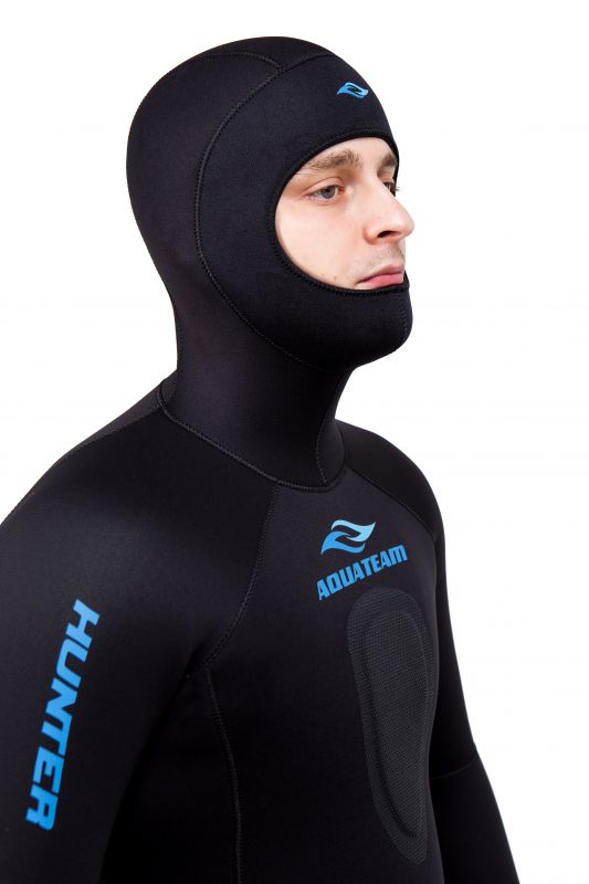 Гидрокостюм Aquateam Hunter Jako 5 мм ультраспан/открытая пора черный