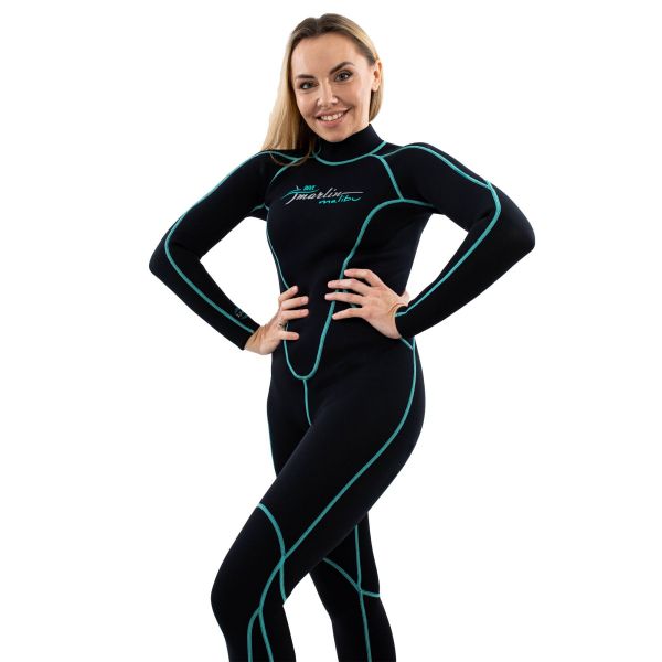 Гидрокостюм Marlin Malibu Lady Aqua Blue/Black 2,5 мм