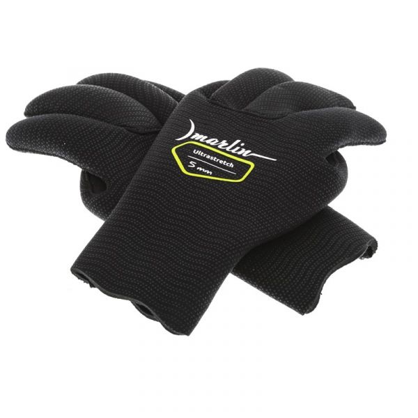 Marlin Ultrastretch Black Gloves 5 mm