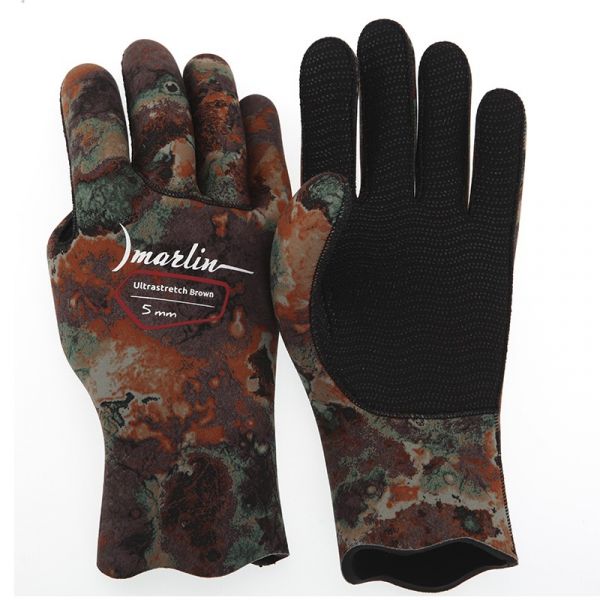 Marlin Ultrastretch Brown Gloves 5 mm