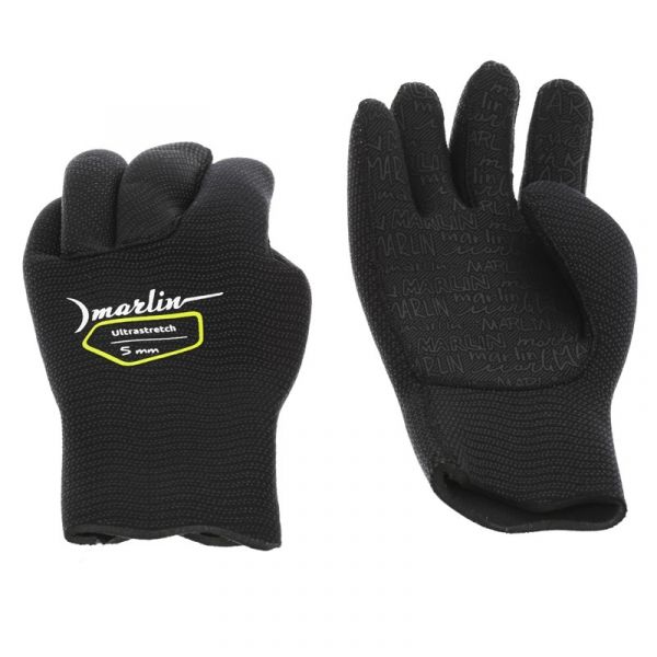 Marlin Ultrastretch Black Gloves 5 mm