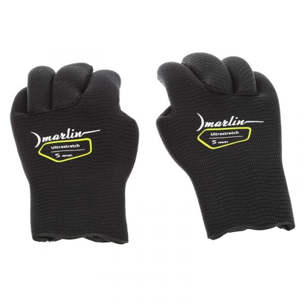 Marlin Ultrastretch Black Gloves 5 mm